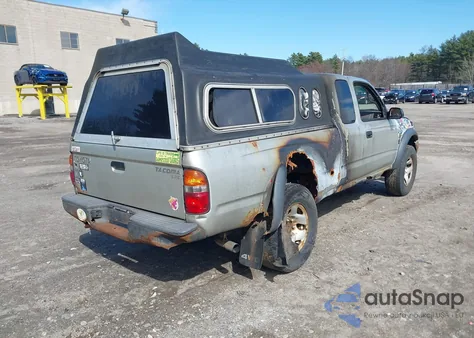 2004 Toyota Tacoma из США, поврежденный, VIN 5TEWM72N74Z388589
